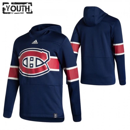 Montreal Canadiens Blank 2020-21 Reverse Retro Chandails à capuchon - Enfant